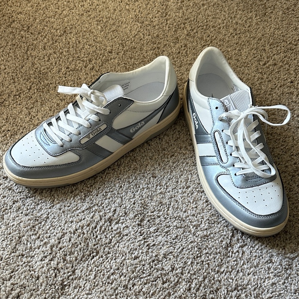 Gola Women's Gray and White Sneakers